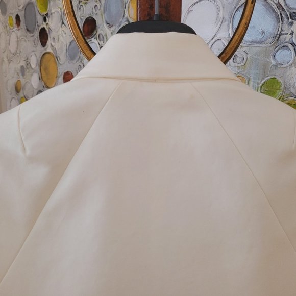 Robert Rodriguez Cream Cropped Cotton Blazer US 4 - Picture 11 of 16